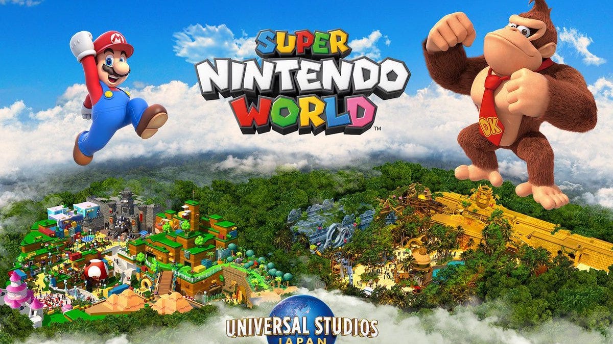 El parque temático de Nintendo ahora también tendrá un área de Donkey Kong