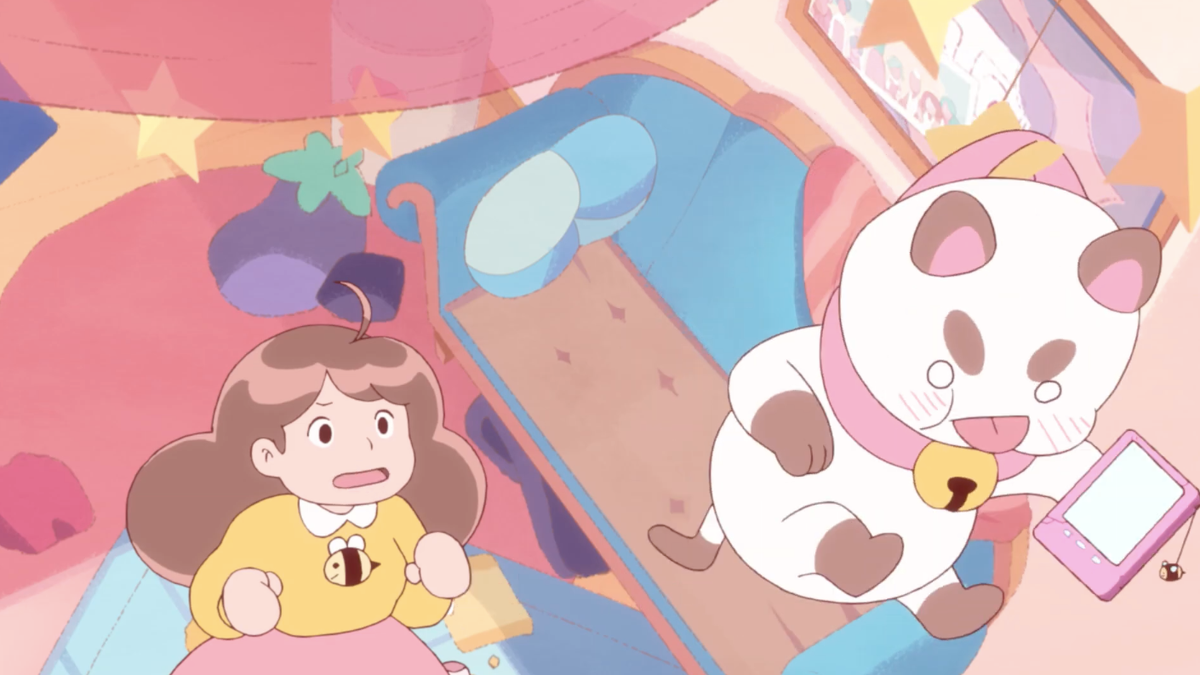Bee and PuppyCat and Back in the First Look at Lazy in Space