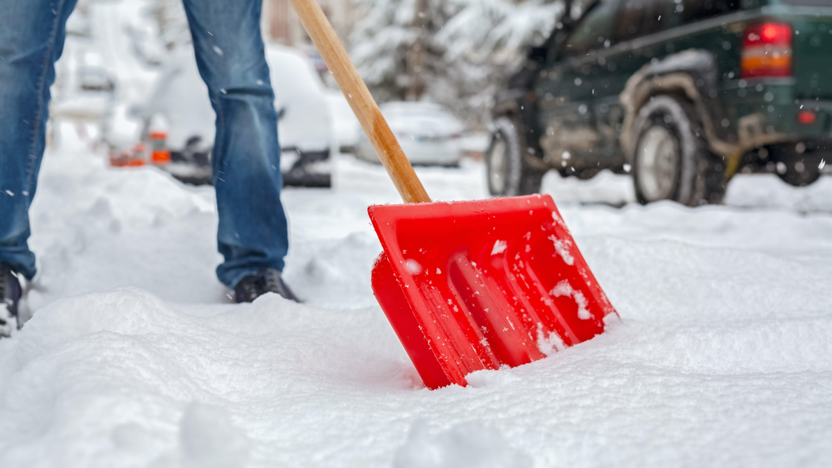 Shoveling snow gif