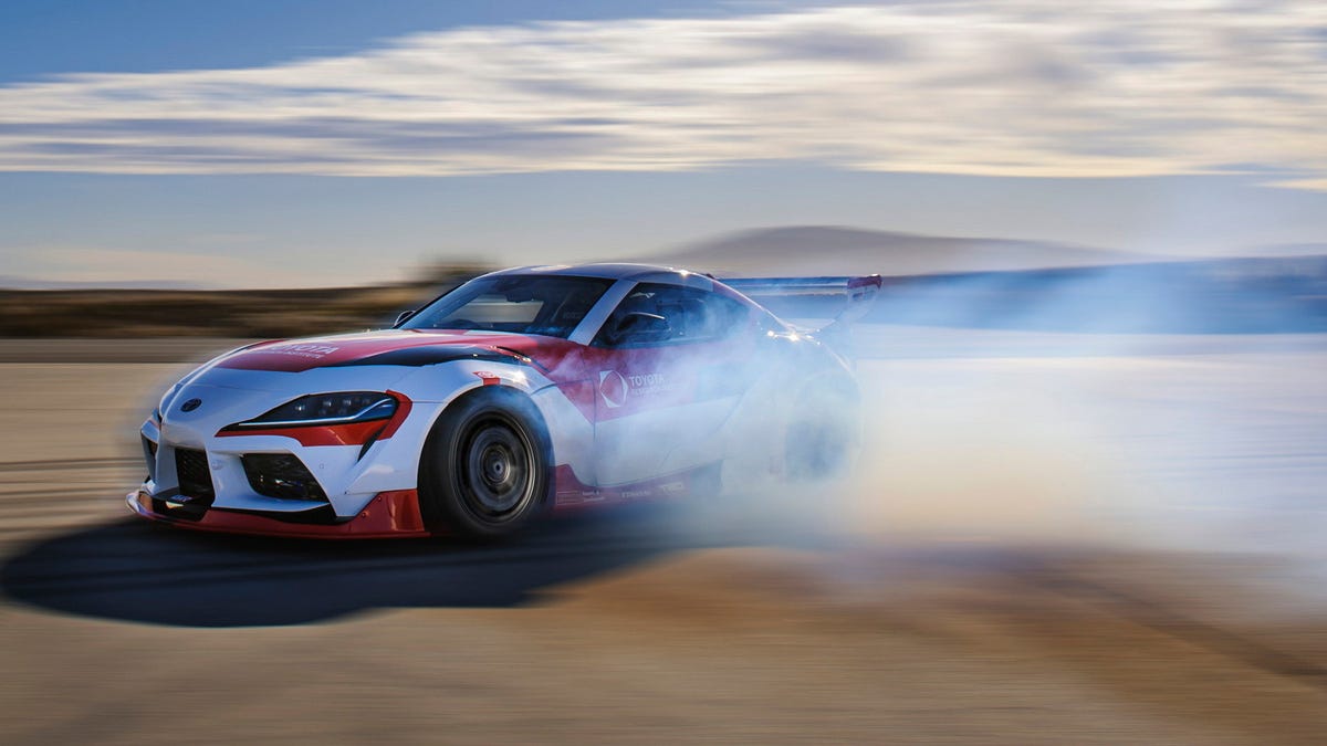 Check out this 2021 Toyota GR Supra Drift All By Itself