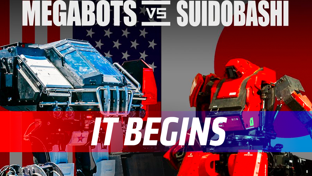 Watch The First Real Giant Robot Fight In History Live