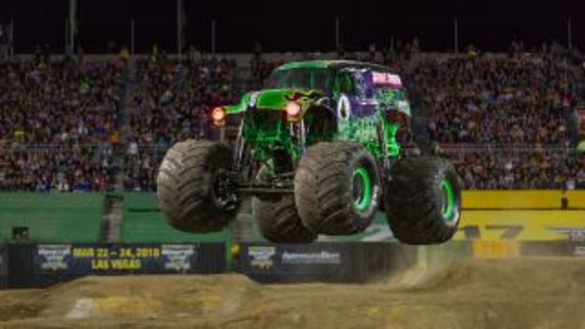 monster truck with teeth