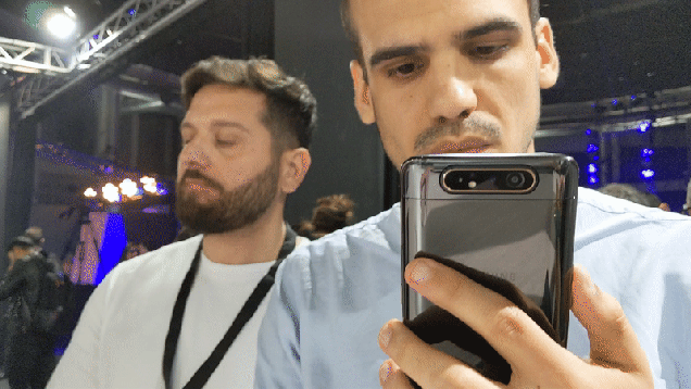 Samsung Galaxy A80 Primeras Fotos Con Su Camara Giratoria