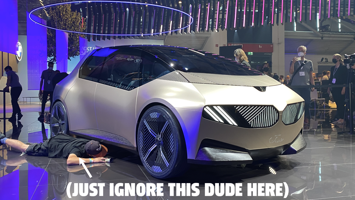 The circular concept BMW and Vision has a strange name but a great design