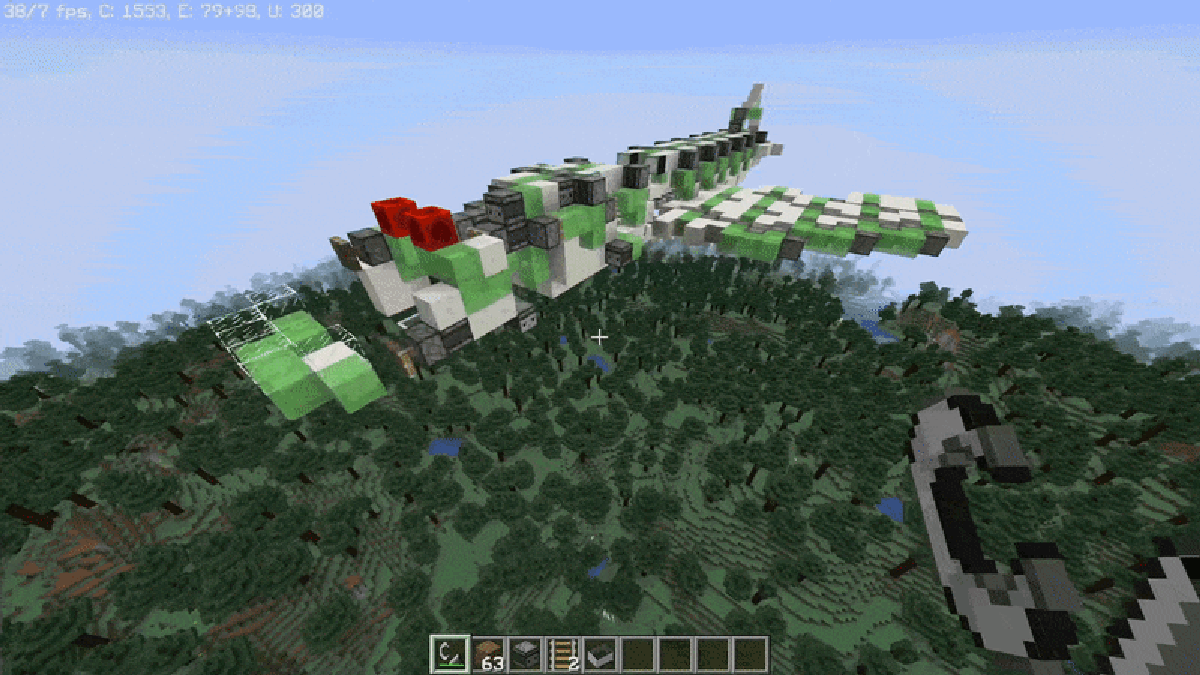 Flipboard Consigue Construir Un Avion Funcional Dentro De Minecraft