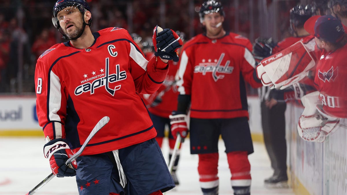 Alex Ovechkin is in a hurry, because he has to be