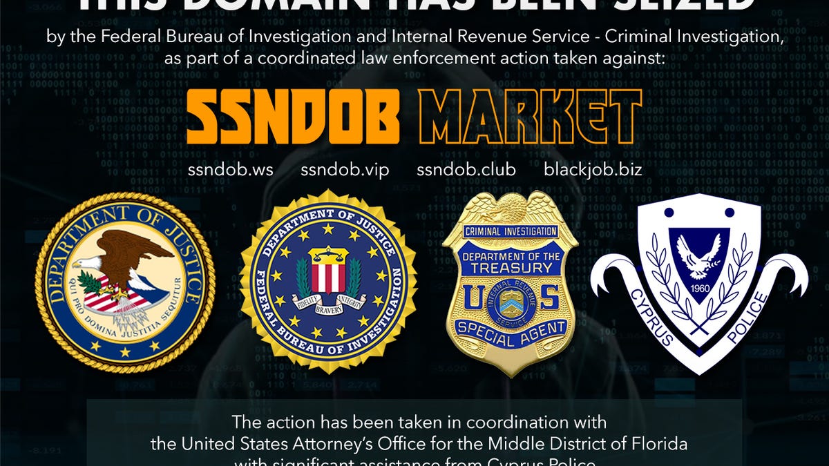 Los federales cierran un mercado masivo de robo de identidad en Internet