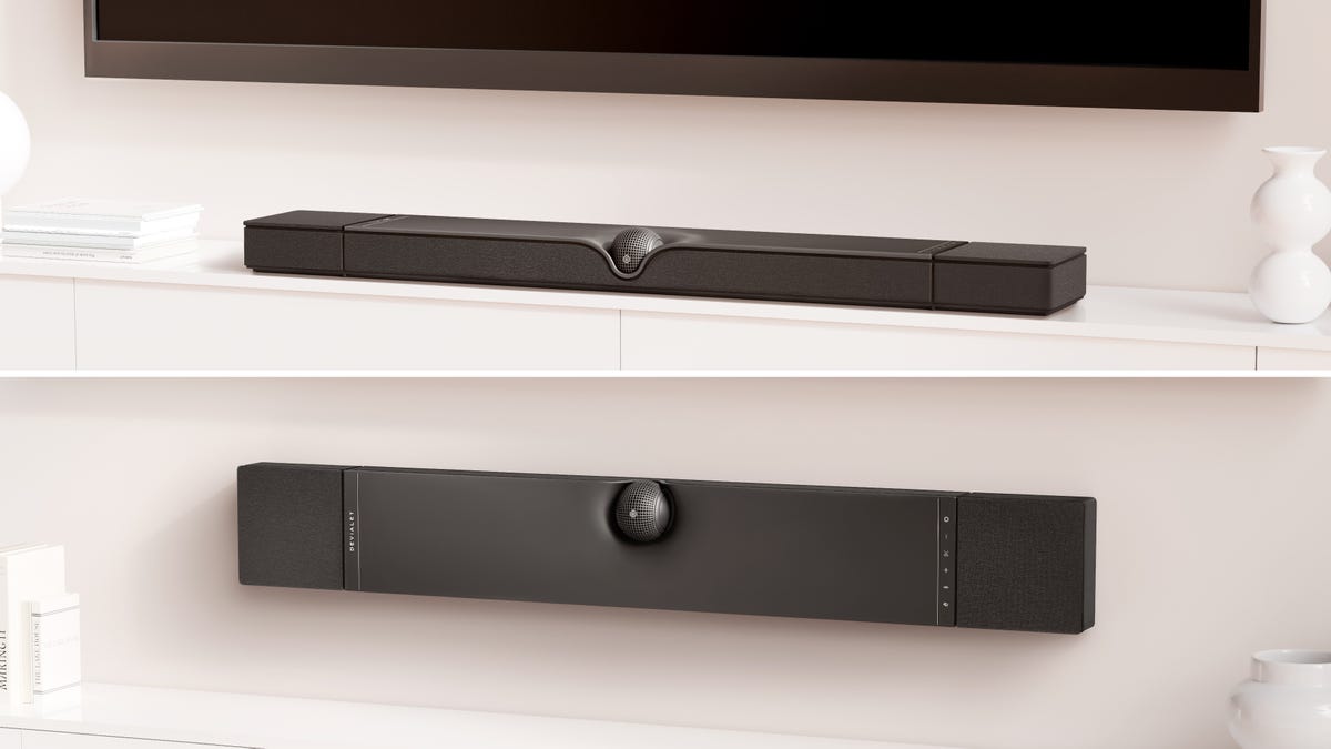 Devialet Crammed 17 Speakers and a Rotating Orb Into Its First Sound Bar – Gizmodo