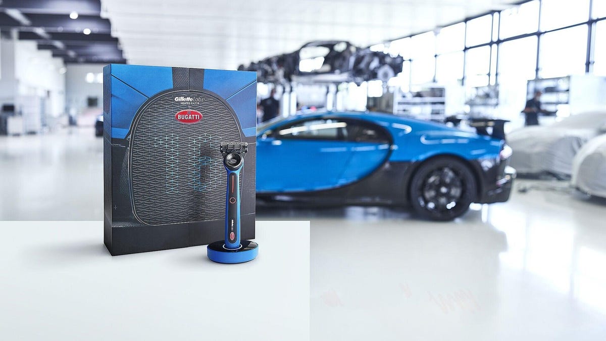 Bugatti hat zusammen mit Gillette einen beheizten Rasierapparat für 170 Dollar entwickelt