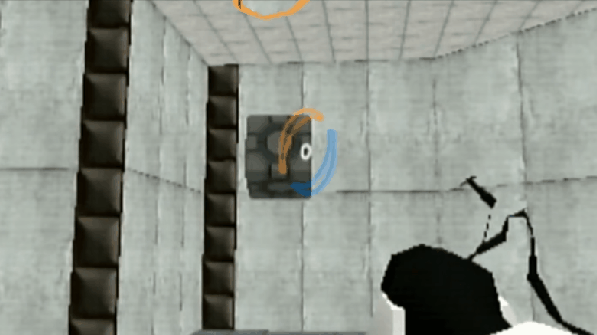 Valve’s Portal, released in 2007 (!), is one of the last games you’d expect to see the humble little N64 being able to manage, and yet here we are