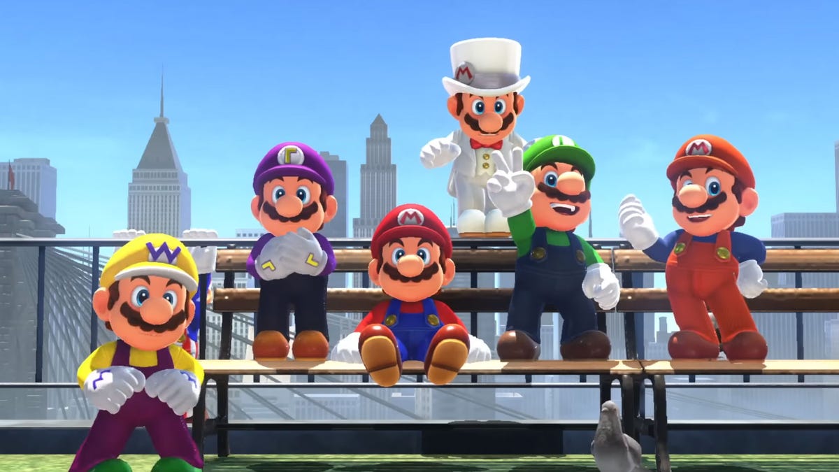 Mod no oficial de Super Mario Odyssey agrega multijugador de 10 jugadores