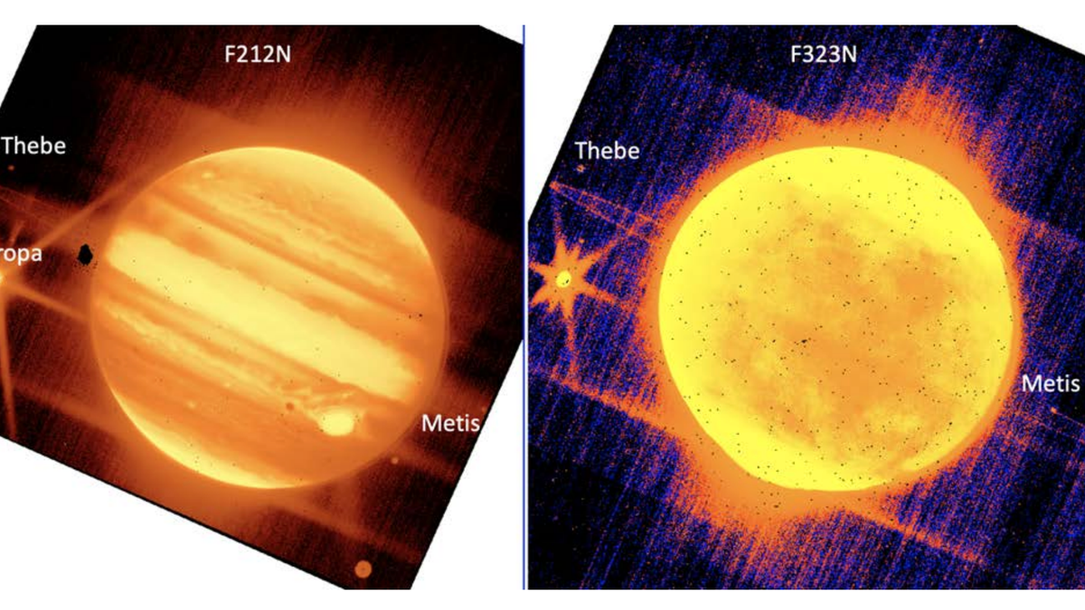 Vea Júpiter a través de los ojos del telescopio Webb