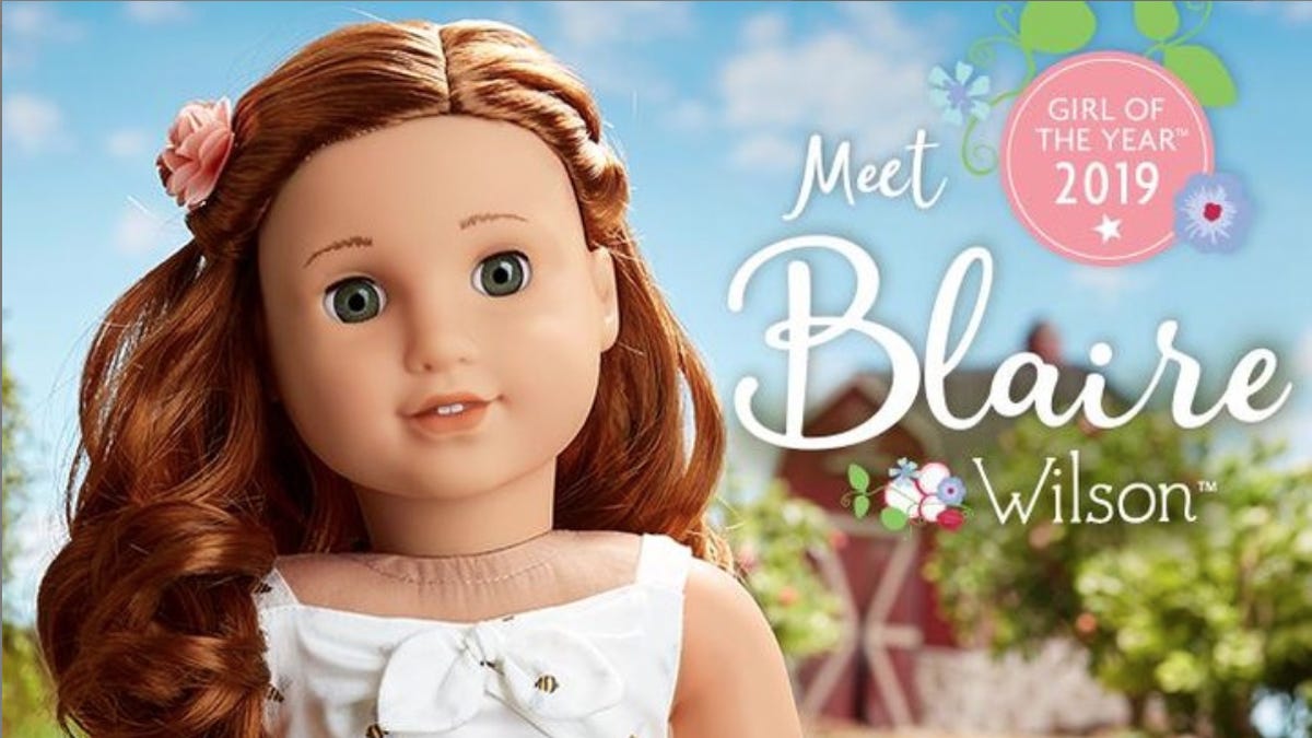 Blaire, American Girlâs 2019 girl of year, is a phone addict
