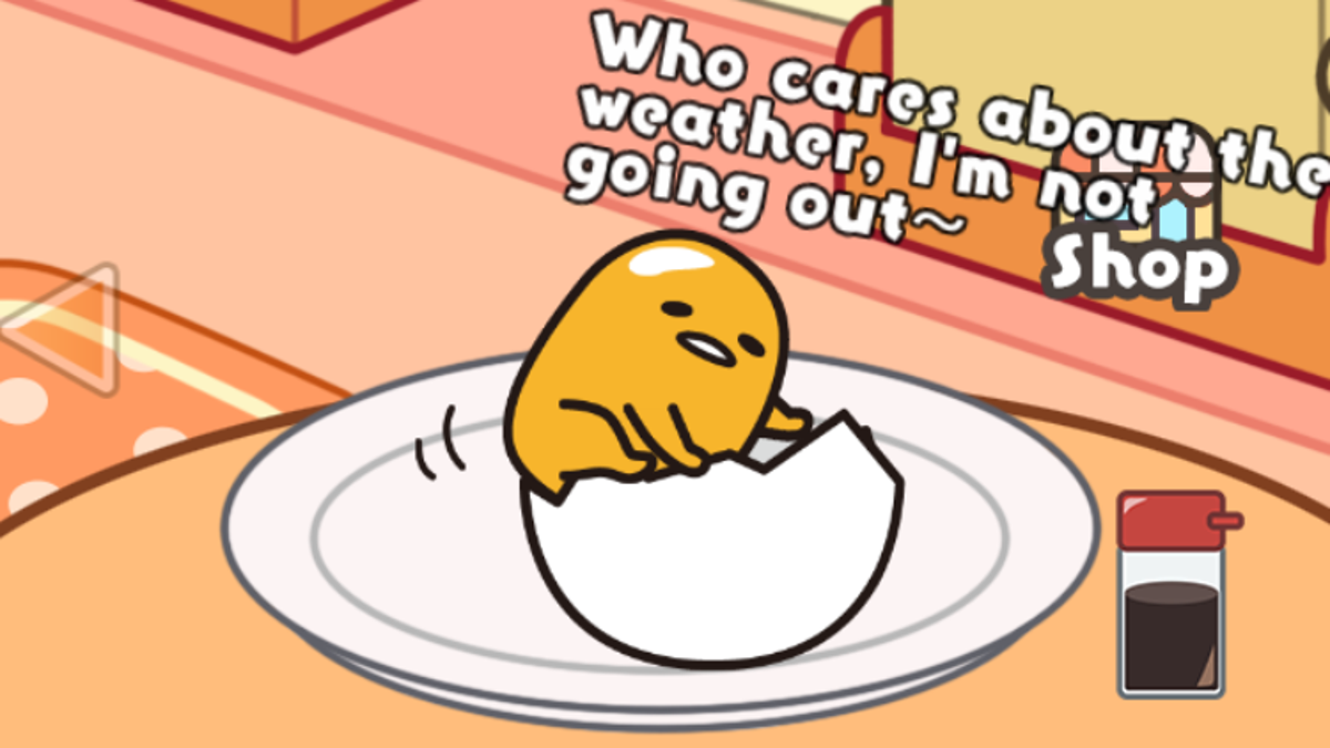 gudetama vomit