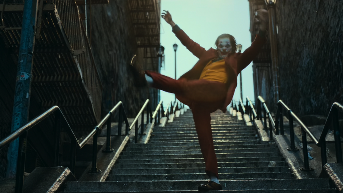 Joker 2019 на лестнице