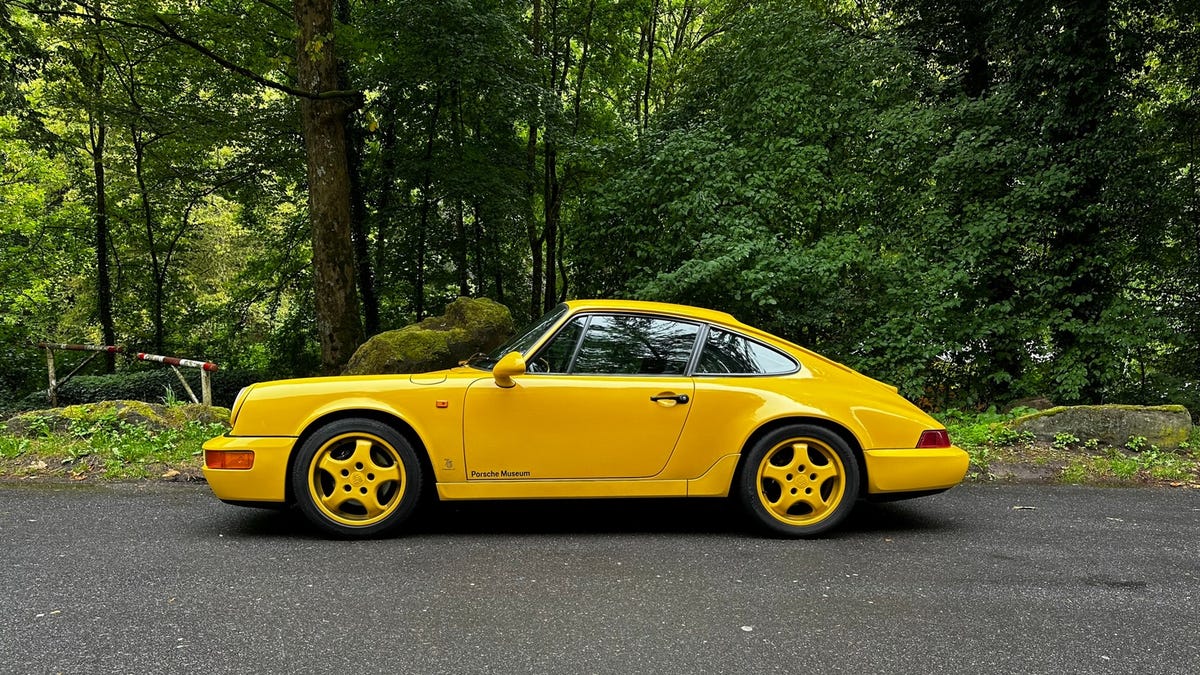 photo of This 1992 Porsche Carrera 2 Coupe Clubsport Prototype Is Exactly As Yellow As It Needs To Be image