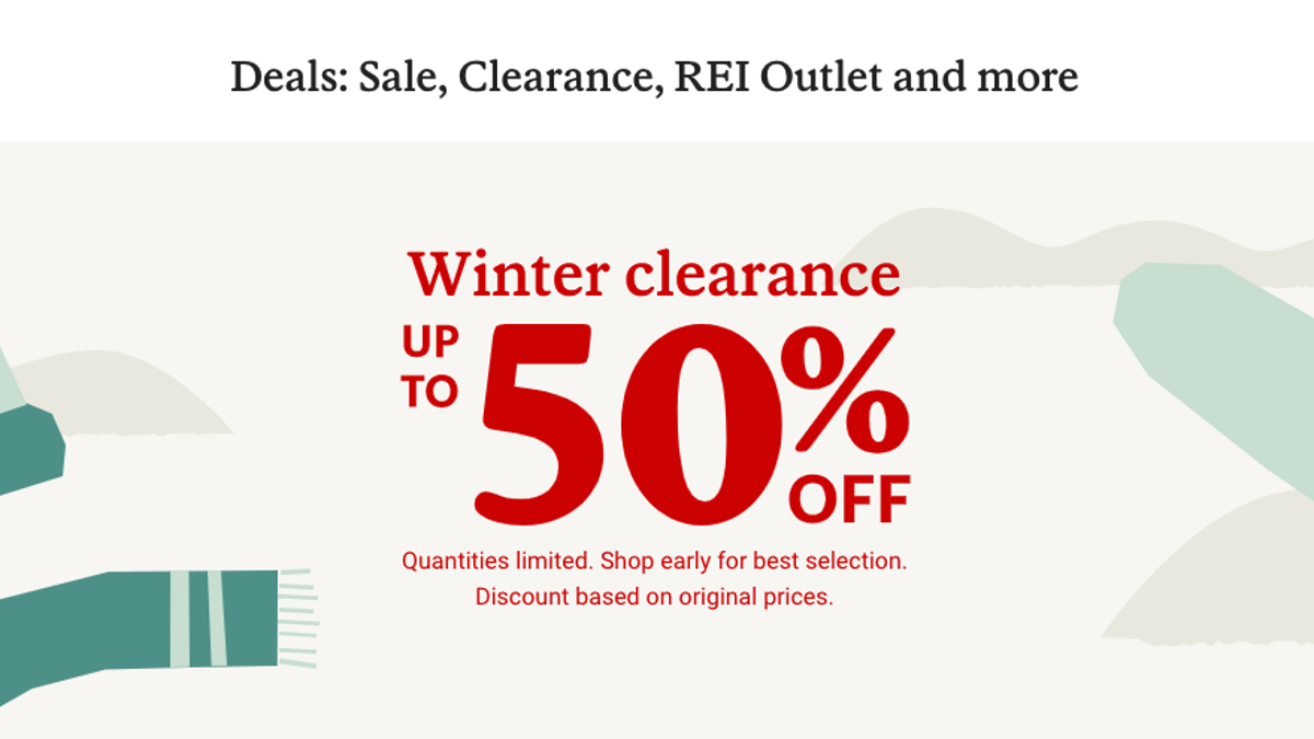 Rei Is Having A Clearance Sale And Everything Is 50 Off