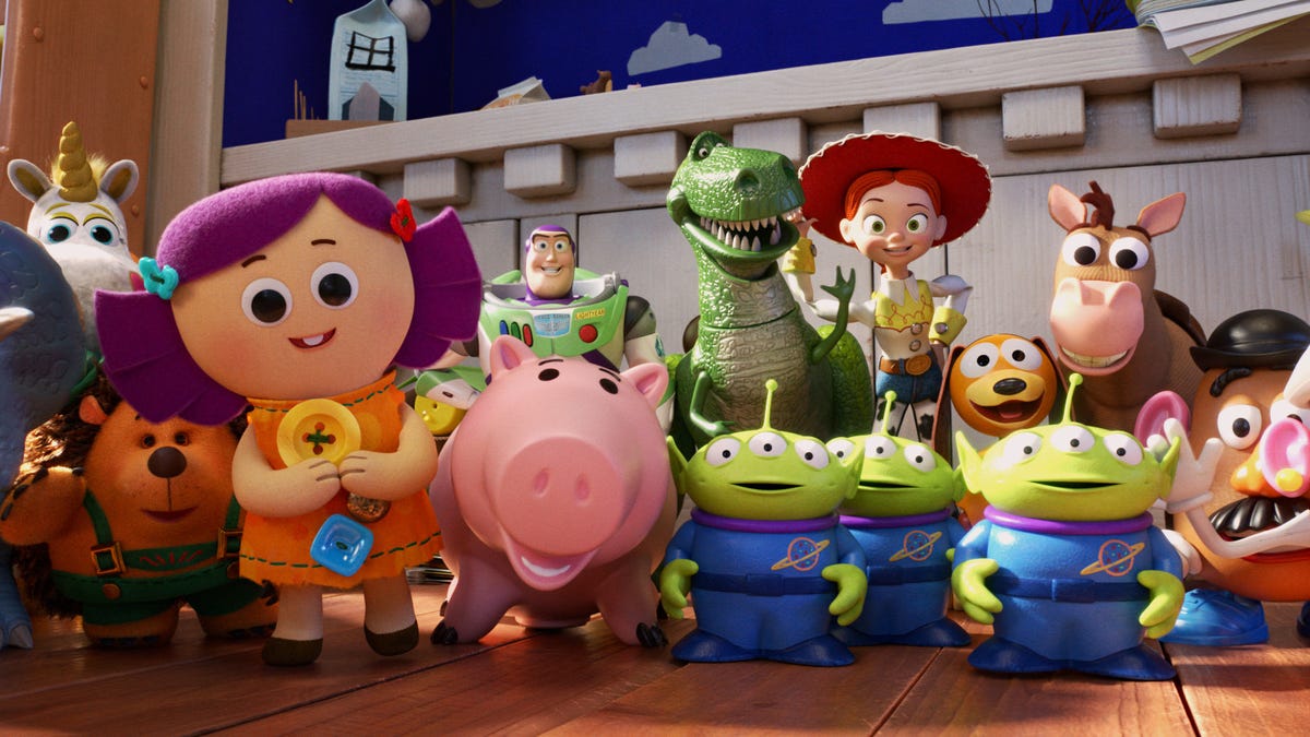 toy story 4 swimming
