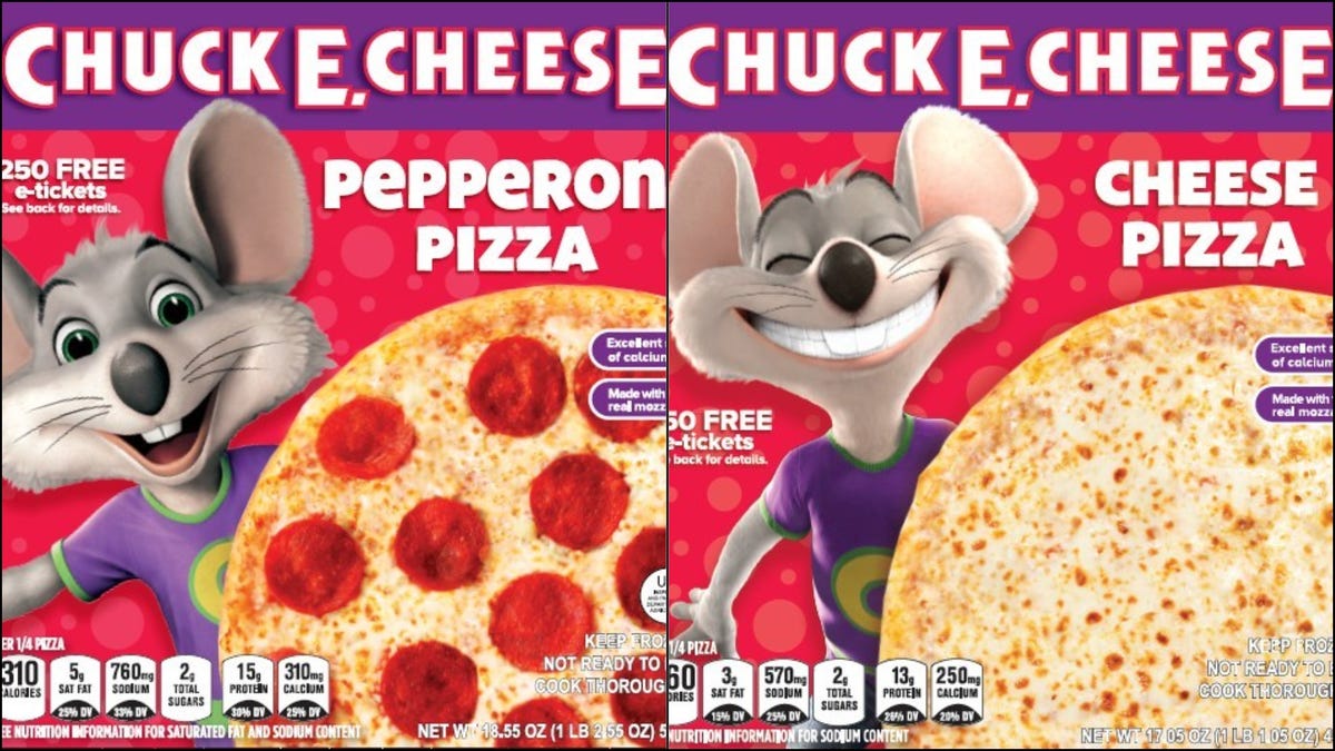 Chuck E. Cheese now has a frozen pizza line (ball pit not included)