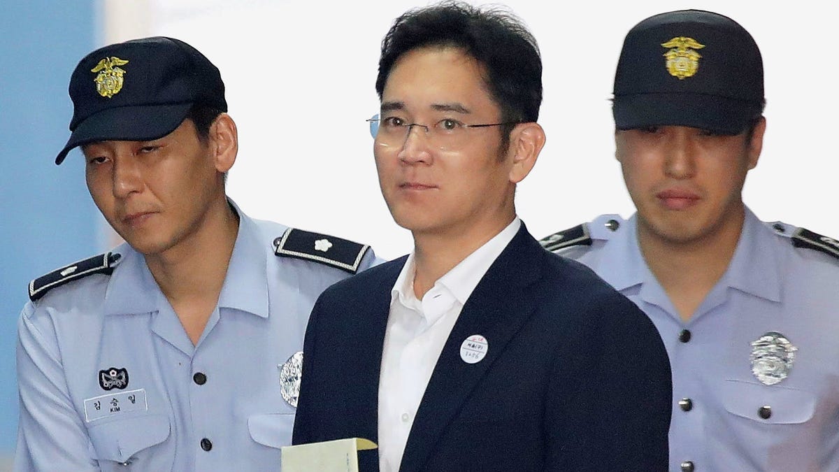 Lee Jae-yong, heir to the Samsung empire, is heading off to prison for five  years