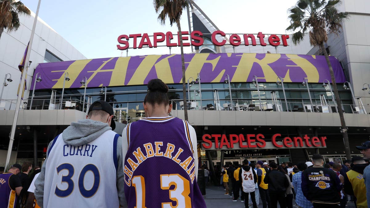 Staples Center, the home of the Lakers, is being renamed Crypto