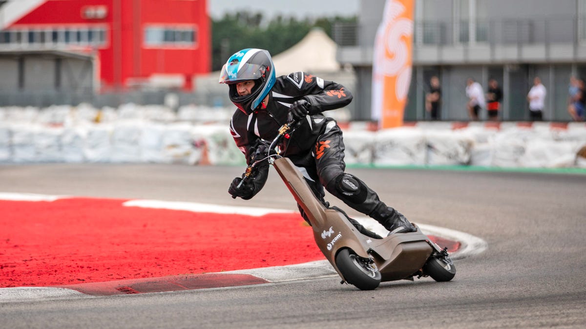 Electric Scooter Racing Is Here to Melt and/or Scrape Your Face Off