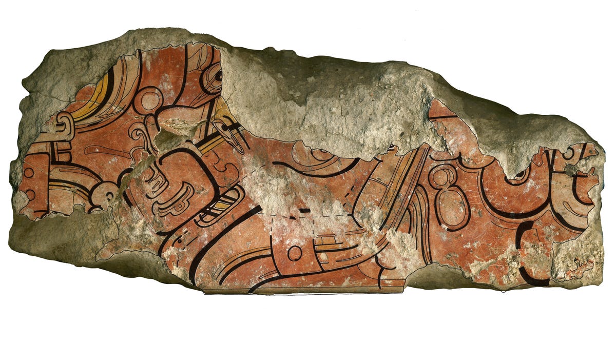 Fragmentos del antiguo calendario maya de 260 días encontrados en Guatemala
