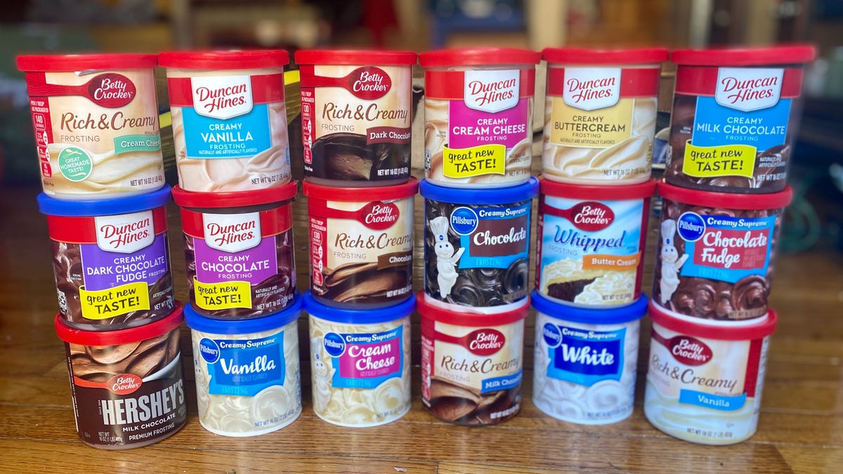 I ate 18 cans of frosting to find the best ones