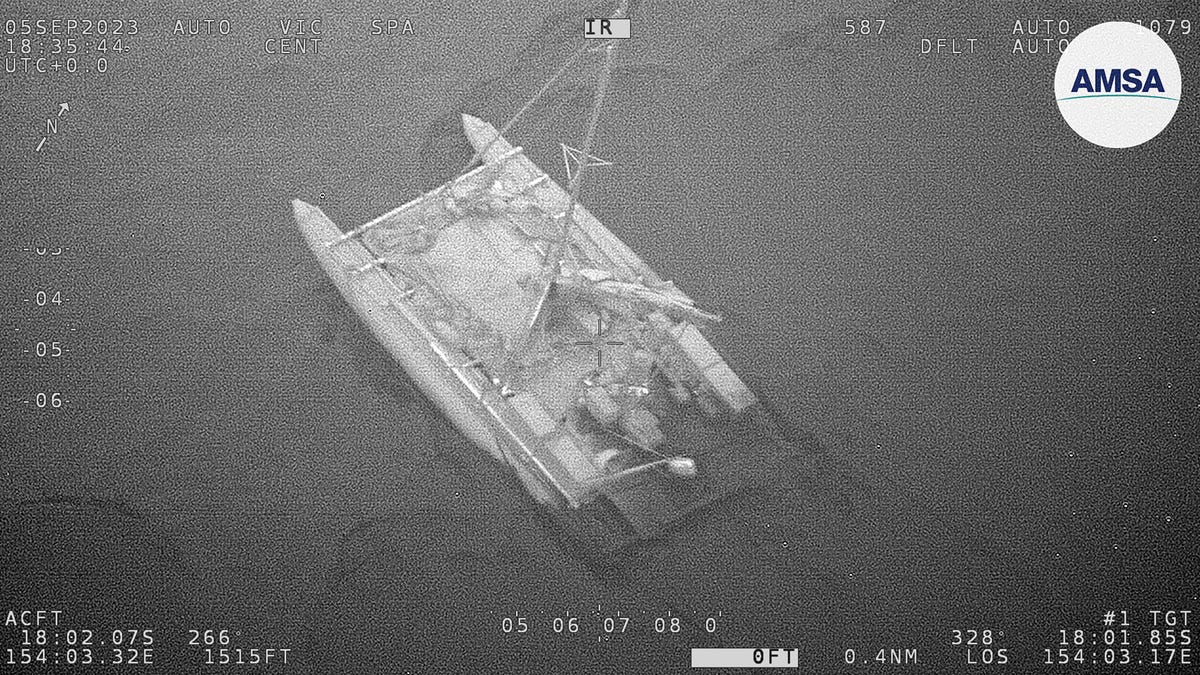 Three Sailors Rescued After Shark Attacks Sank Their Catamaran