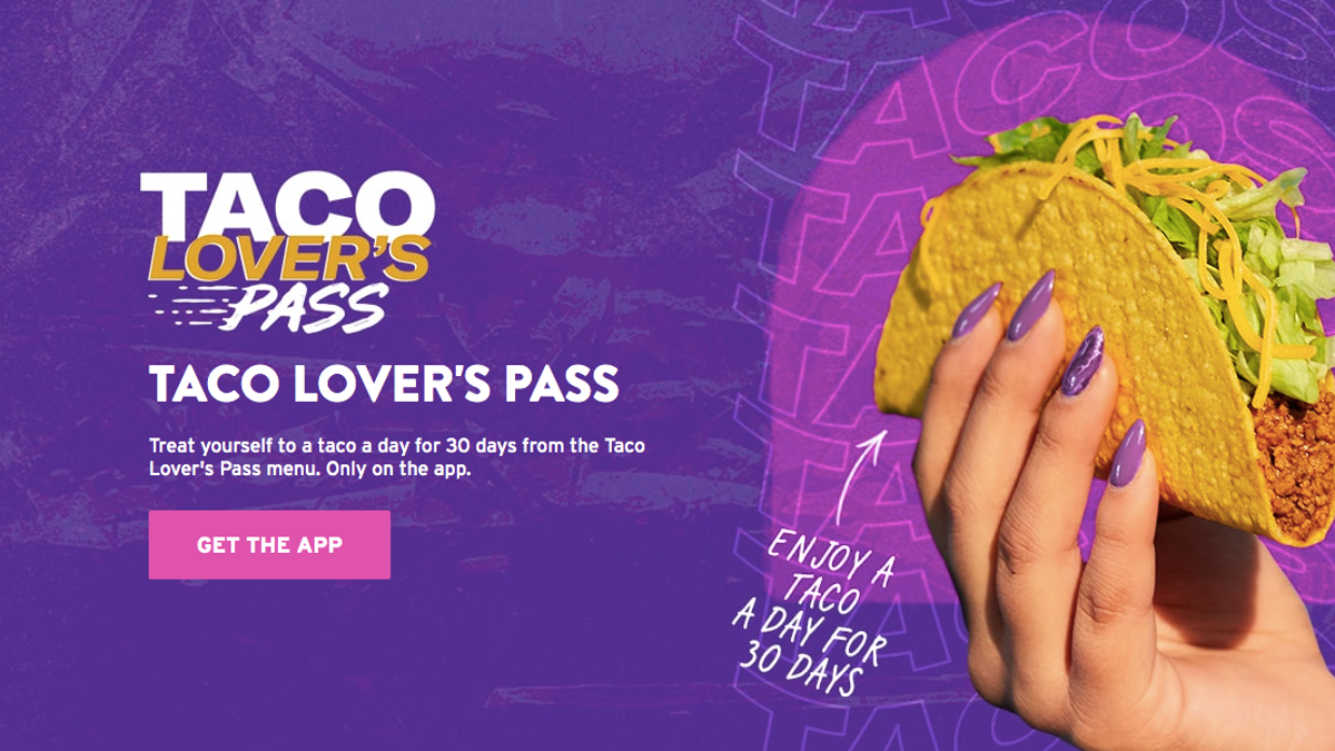 Taco Bell’s New Taco Lover’s Pass Is Really Something Else