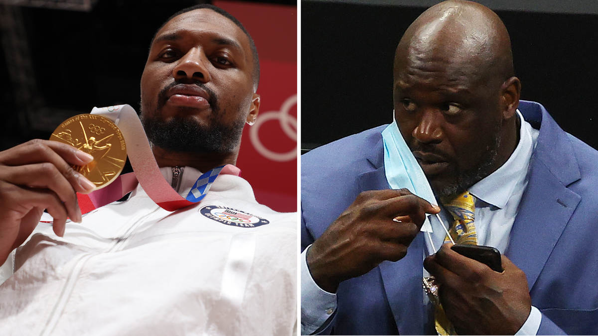 Damian Lillard and Shaq team up on âShaqnosisâ sneaker 25-year rerelease