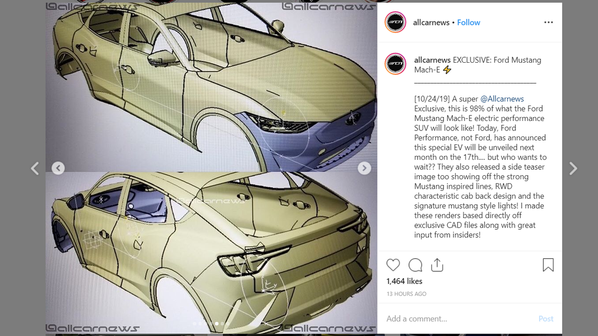 Heres Most Of The Ford Mustang Inspired Electric Suv Before
