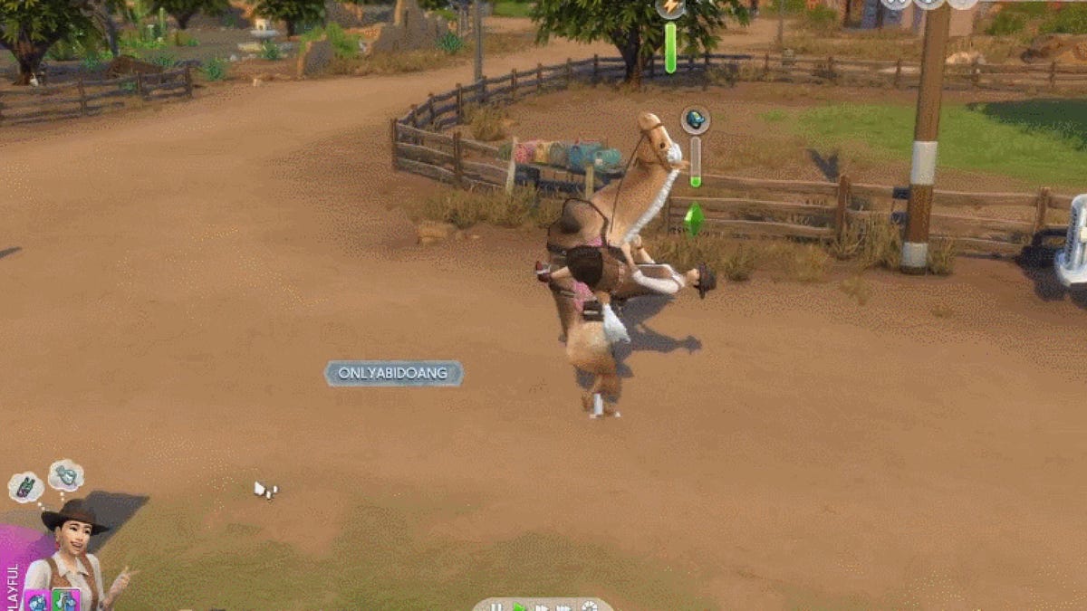 The Sims 4 Glitch Is Making Horses Horrifying