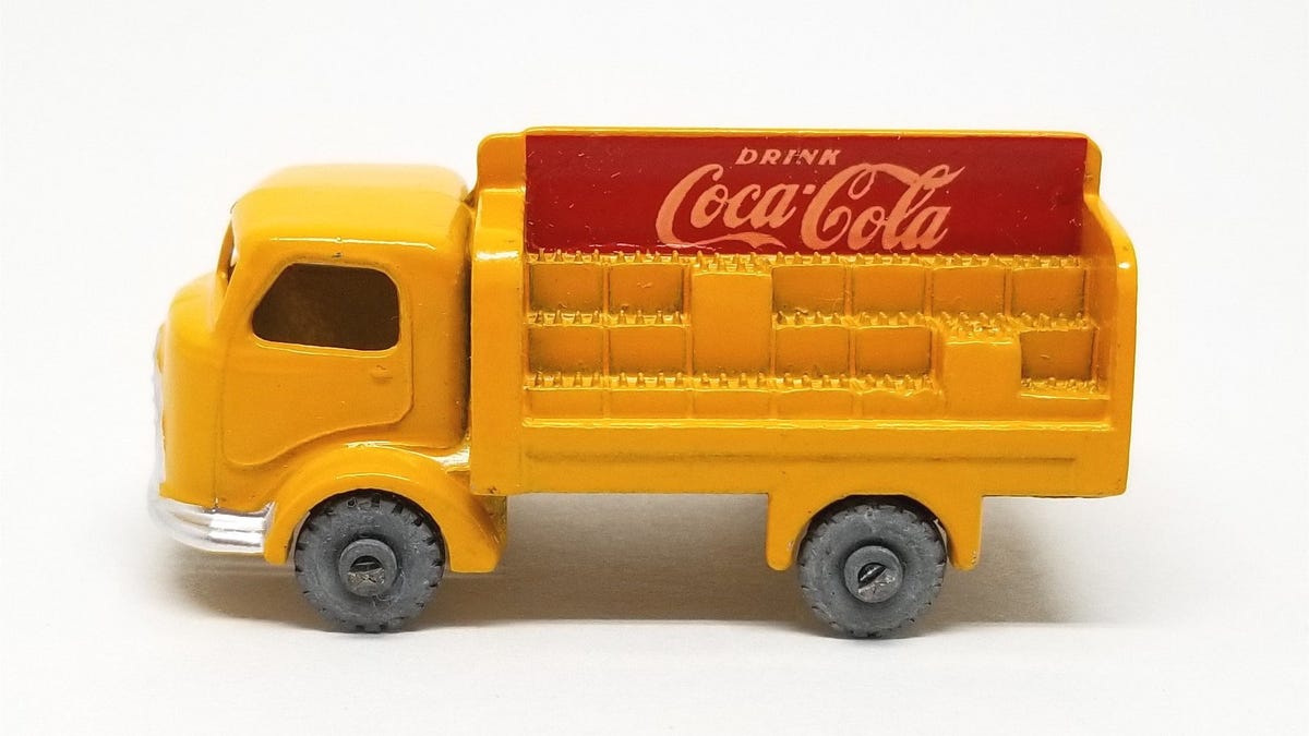 lesney coca cola truck