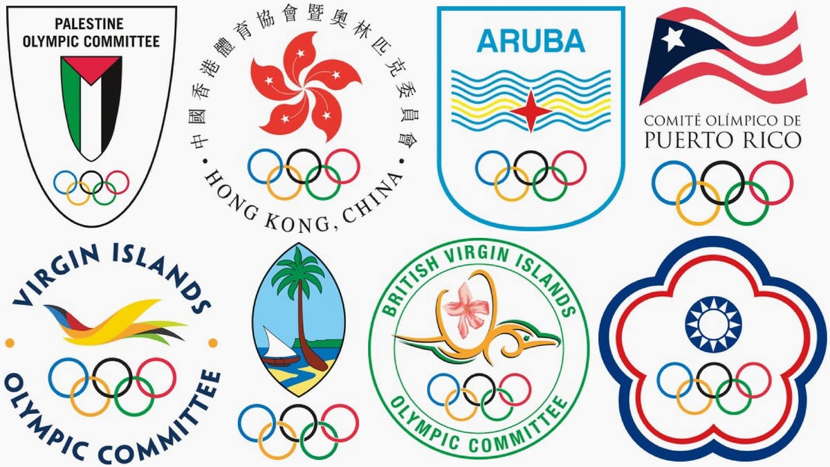 How many countries compete in the Olympics?