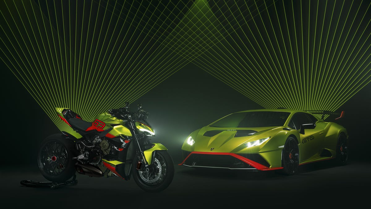 Ducati un Lamborghini apvienojās ar 68 000 USD vērtu Streetfighter V4