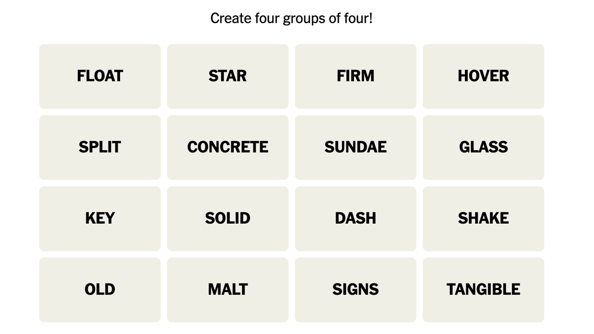 Today’s NYT Connections Hints (and Answer) for Friday, September 22
