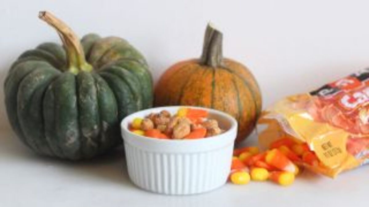 Eat Candy Corn With Honey Roasted Peanuts