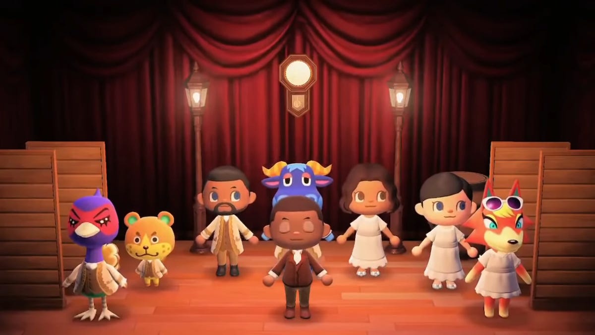 Someone recreated Hamilton’s entire act in Animal Crossing