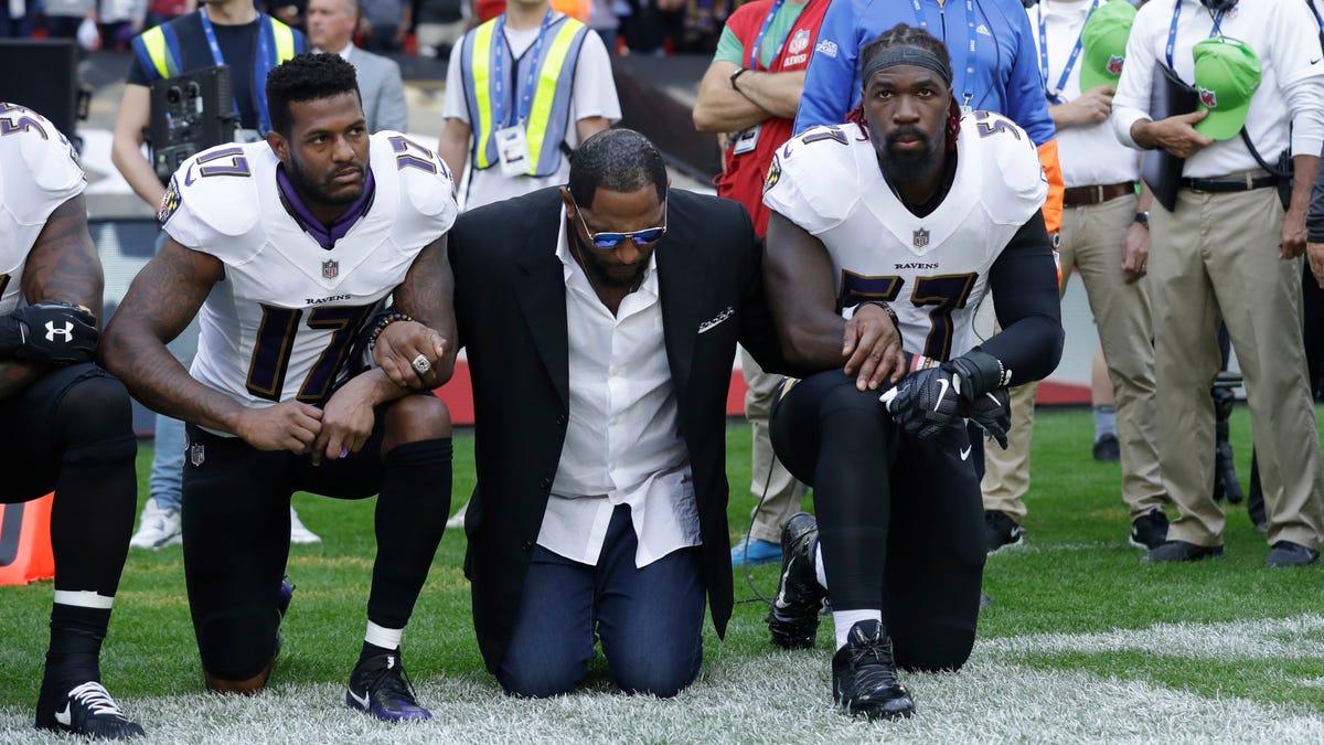 An Apology To Ray Lewis Who Says He Was Praying Not Protesting