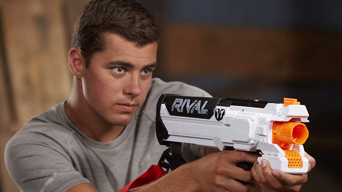 nerf gun with balls target
