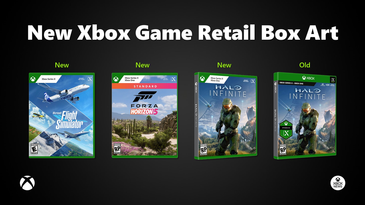 Microsoft rediseña las carátulas de sus juegos de Xbox