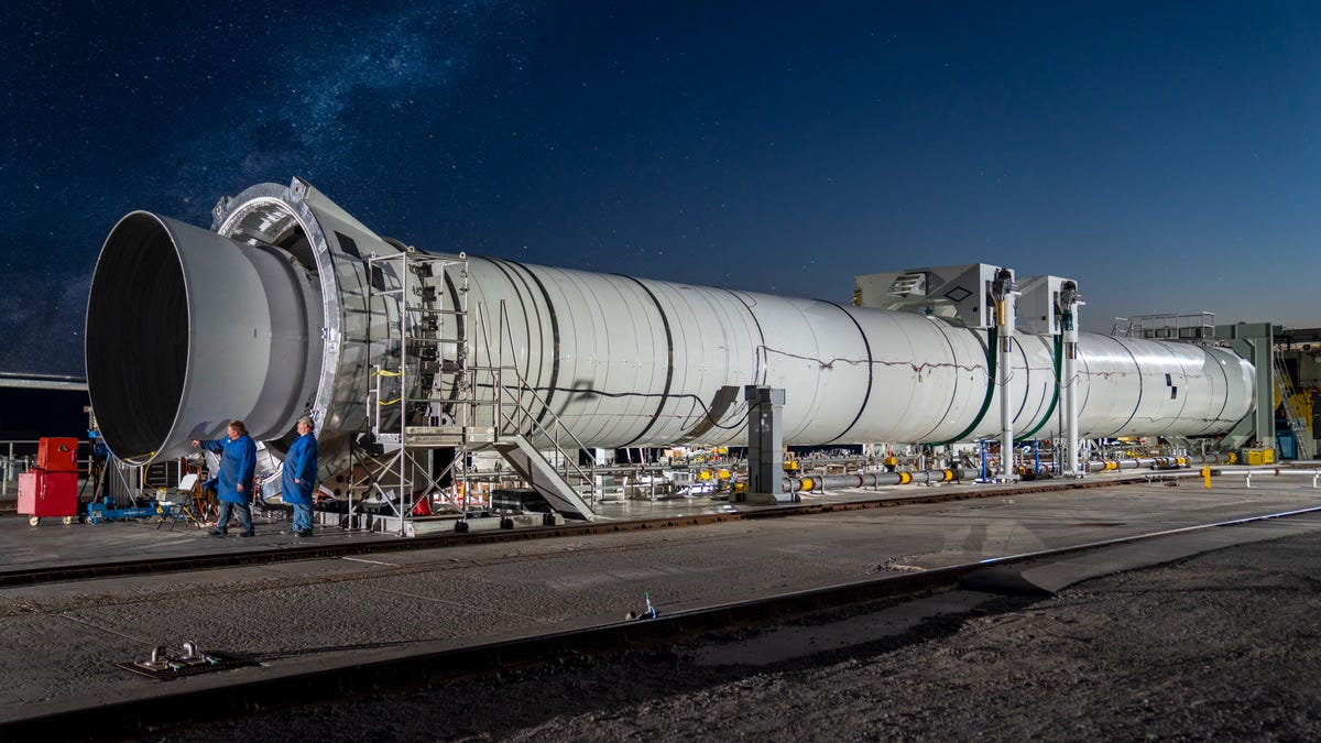 Watch Live as NASA Fires Up a New-and-Improved SLS Rocket Booster