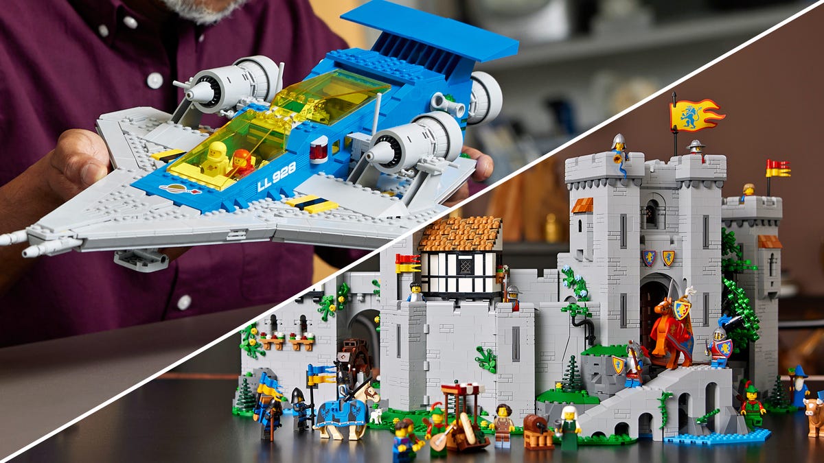 Lego revela el castillo clásico, juegos espaciales para el 90 aniversario
