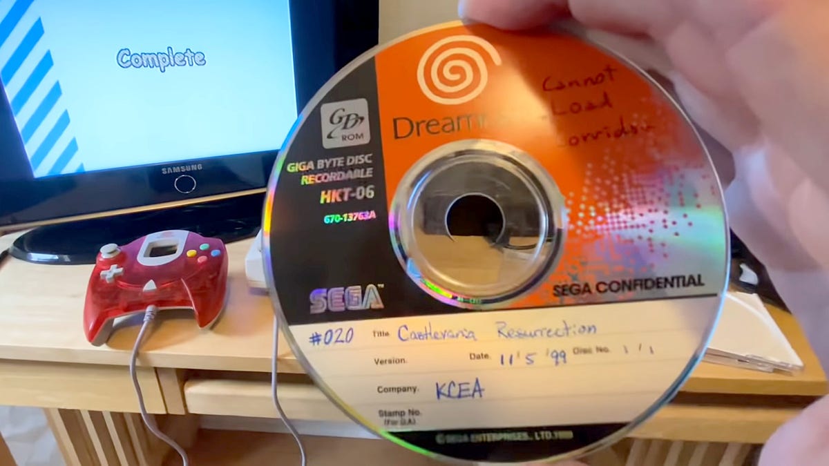 Someone may have found a canceled prototype of Castlevania Dreamcast