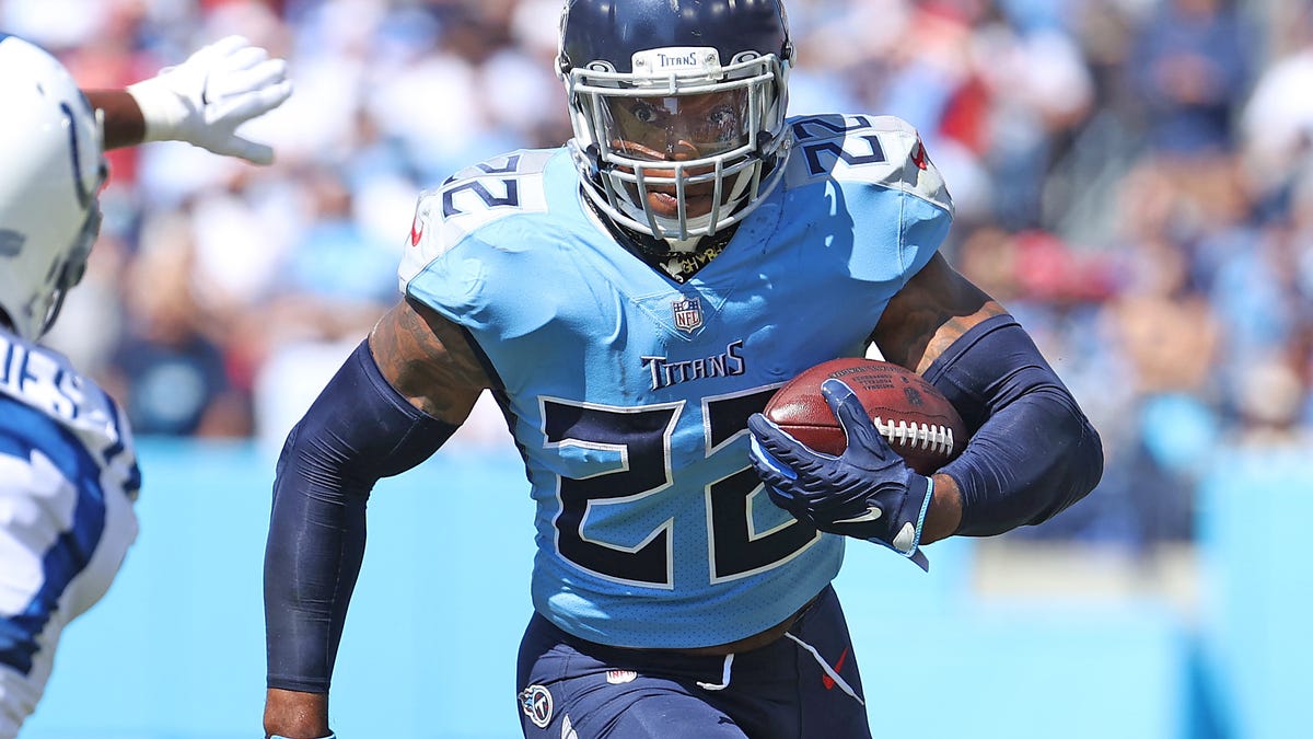 Derrick Henry and his stiff arm are coming back! Break out the ice packs