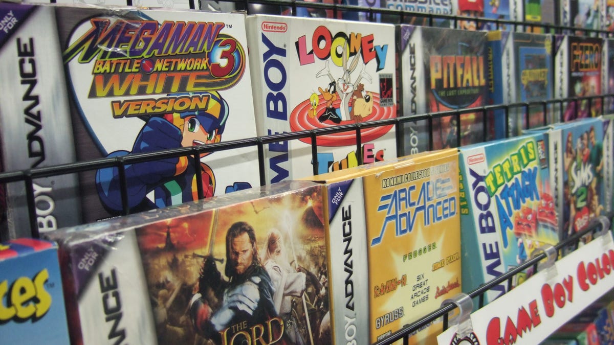 vintage video game store