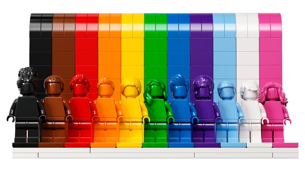 Lego celebra la diversidad a través del arcoíris de minifiguras