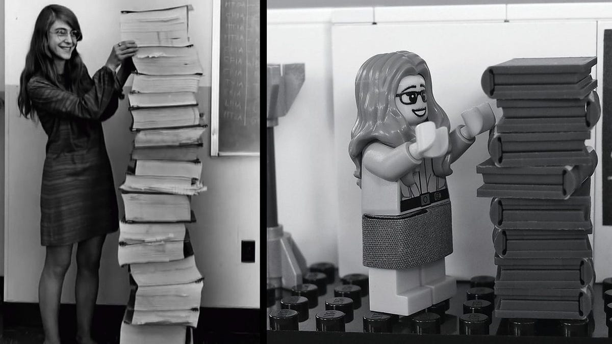 Margaret Hamilton, one of Lego's "Women of NASA," has advice for girls who dream of working in