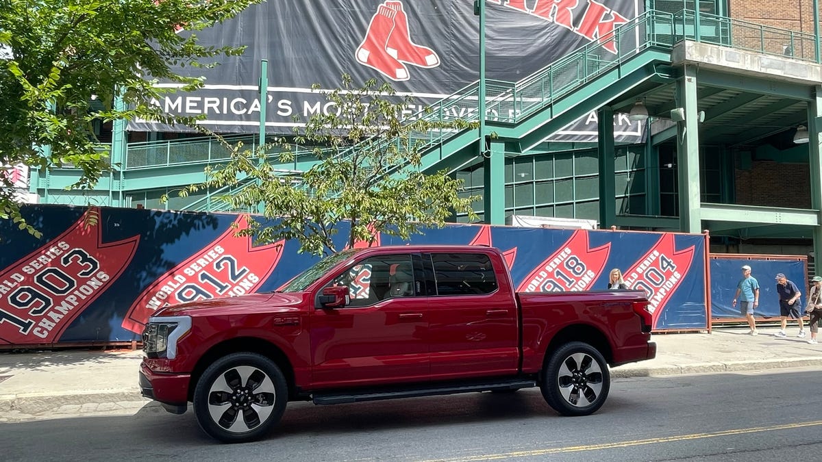 Highway-Tripping a Ford F-150 Lightning to Fenway Park
